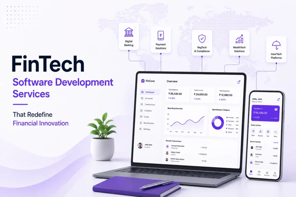 FinTech Software Development Services That Redefine Financial Innovation 1 fintech software development