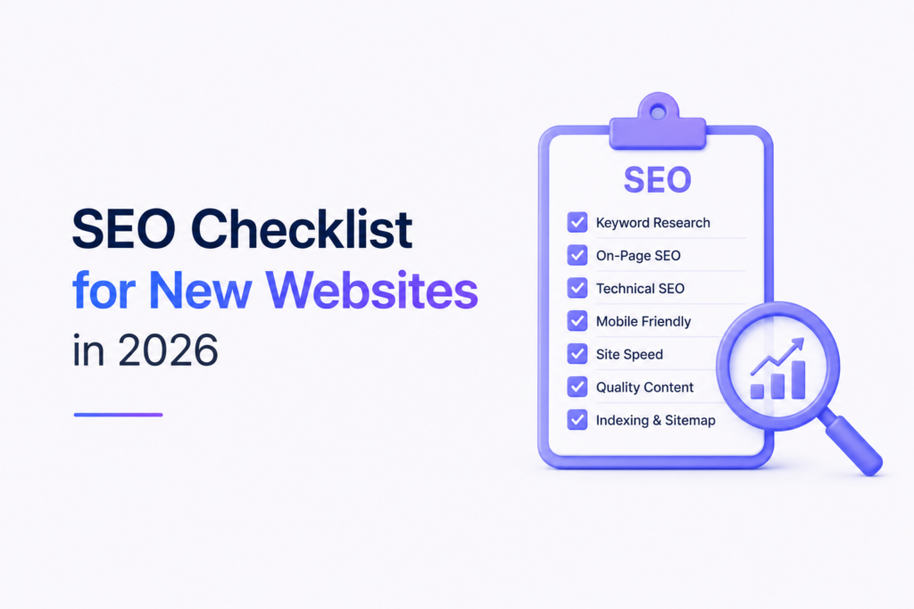 SEO Checklist for New Websites in 2026: The Complete Step-by-Step Guide